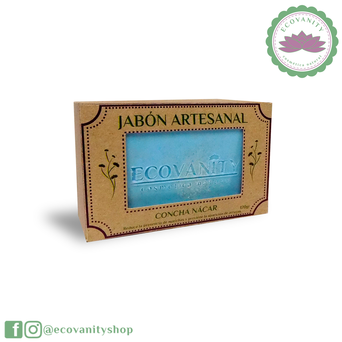 Jabón Artesanal Concha Nácar Ecovanity Shop 3879